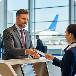 Check-in desk service